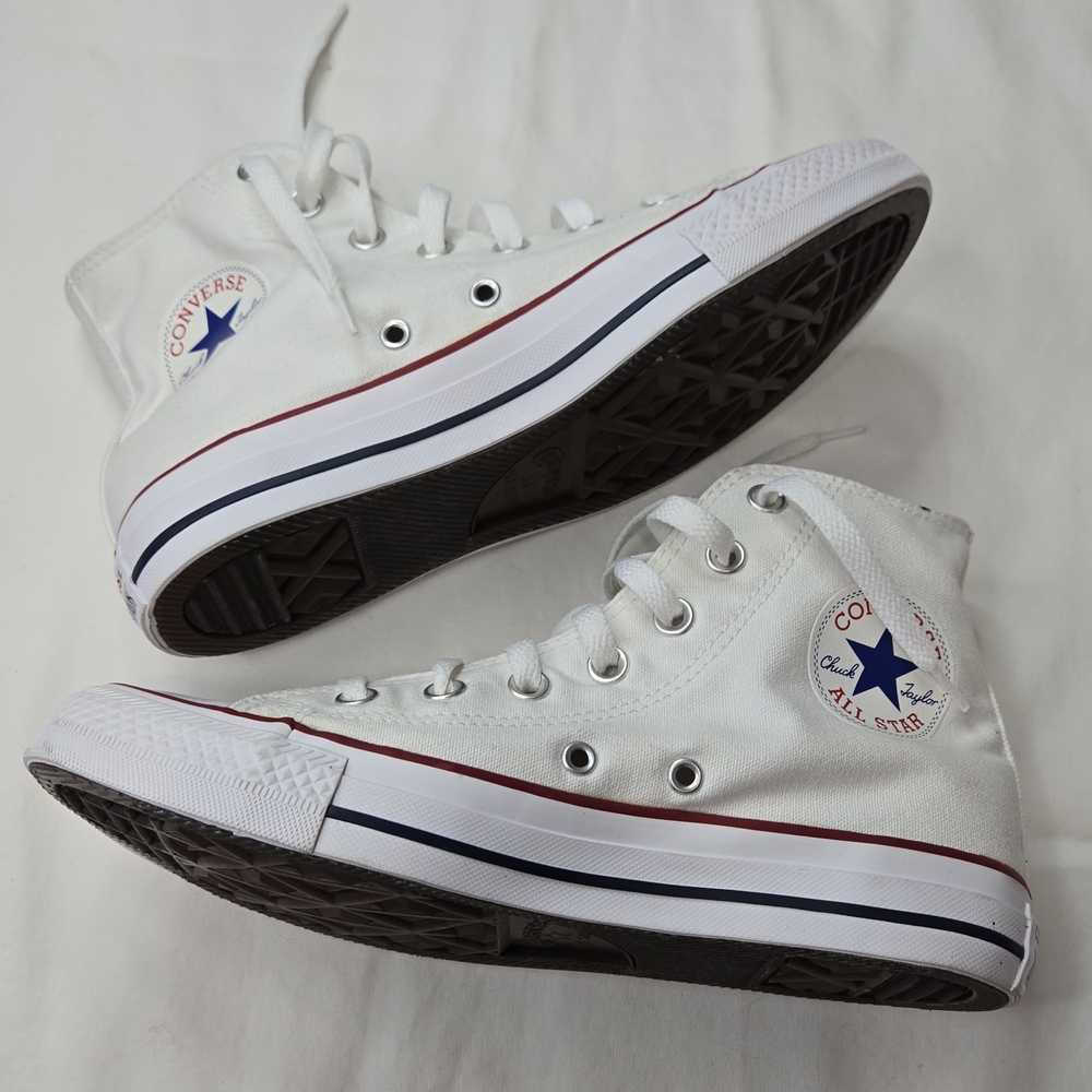 Converse White High-Top Sneakers